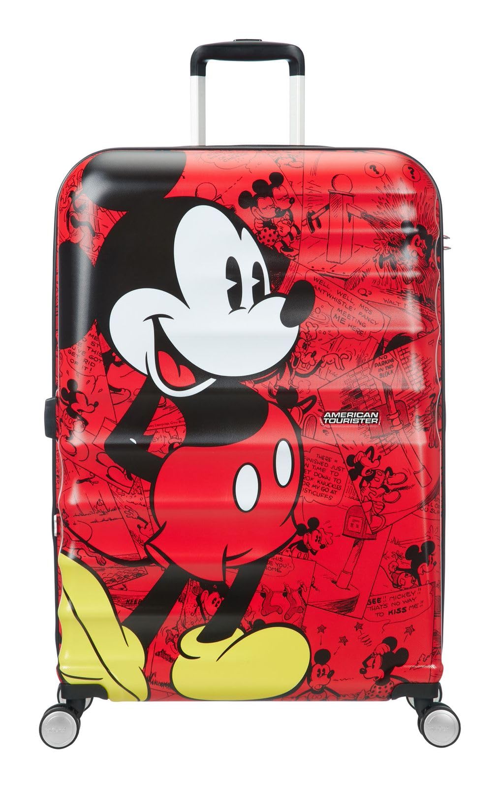 American Tourister Wavebreaker Disney Rot (Mickey Comics Red) L (77 cm - 96 L), Rot (Mickey Comics R