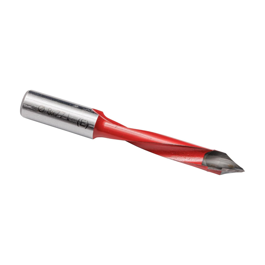 ENT 23265 Durchgangsbohrer HW, Schaft (S) 10 mm, Durchmesser (D) 8 mm, NL 45 mm, SL 24 mm, L 77 mm,