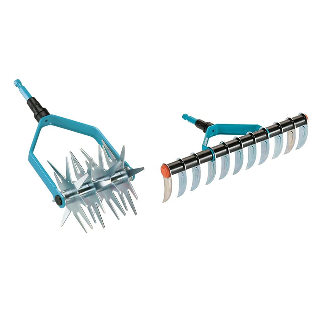 Gardena combisystem-Sternfräse: Gartenfräse zur Saatvorbereitung und Bodenlockerung, 14 cm & combisy