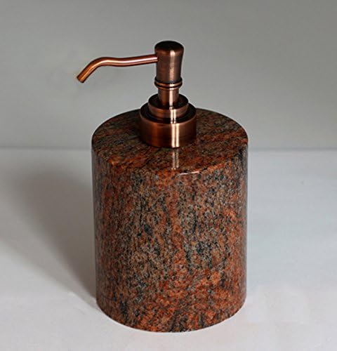 HOCHWERTIGER Granit NATURSTEIN Design Spender. Multicolor ROT Granit.
