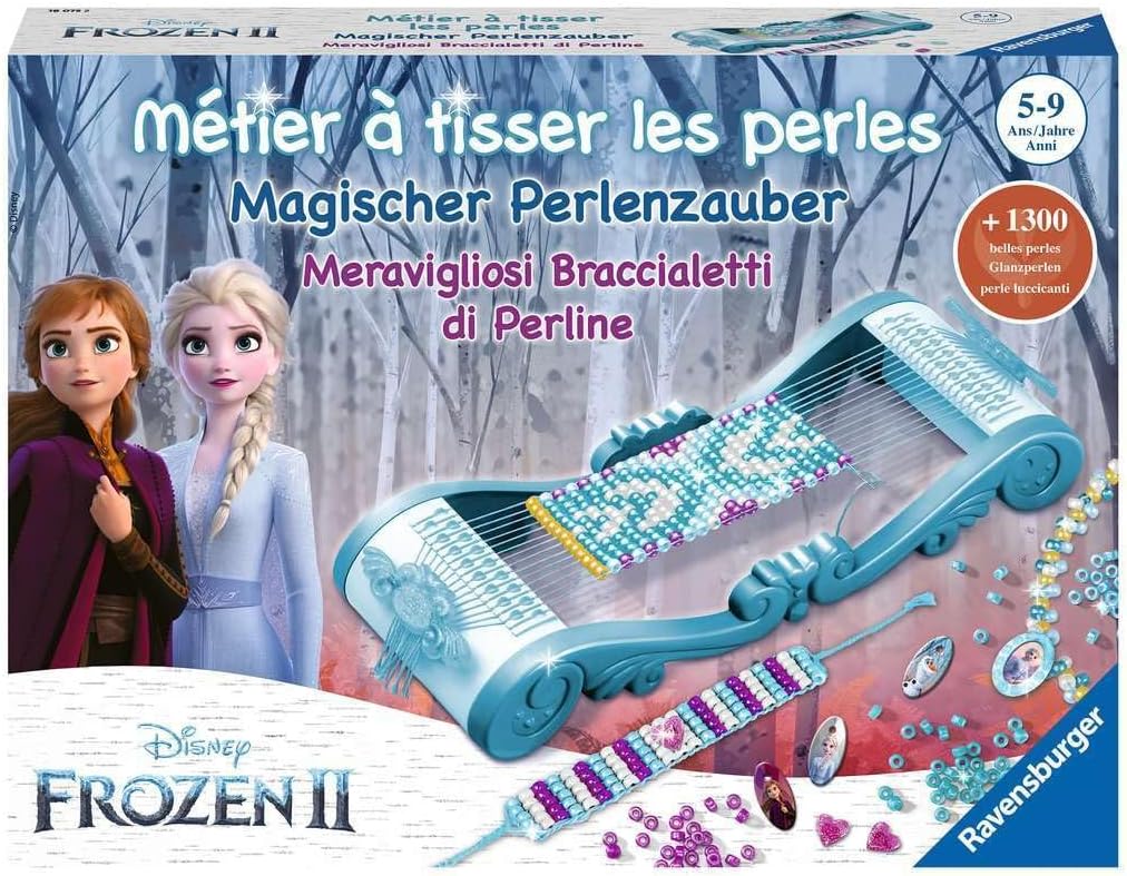 Ravensburger 18075 Magischer Perlenzauber Frozen Traumhafte Armbänder aus schillernden Perlen bastel