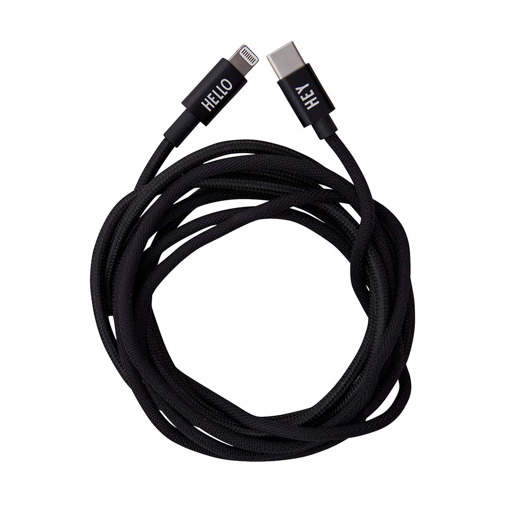 Design Letters USB-C to lightning kabel, Kompatibel mit Macbook Laptop und iPad Pro Ladegerät von 20