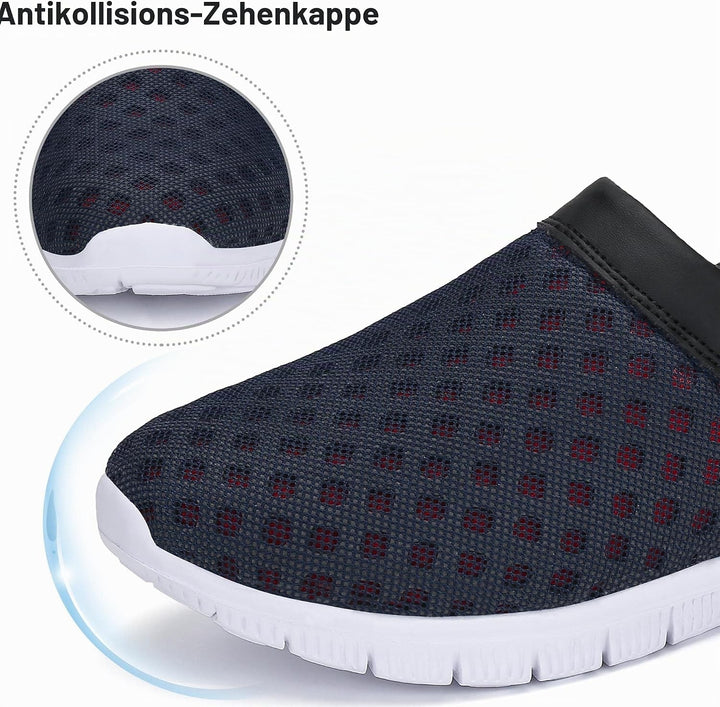 SAGUARO Sommer Clogs Herren Gartenschuhe Damen Hausschuhe Leicht Pantolette rutschfest Badelatschen
