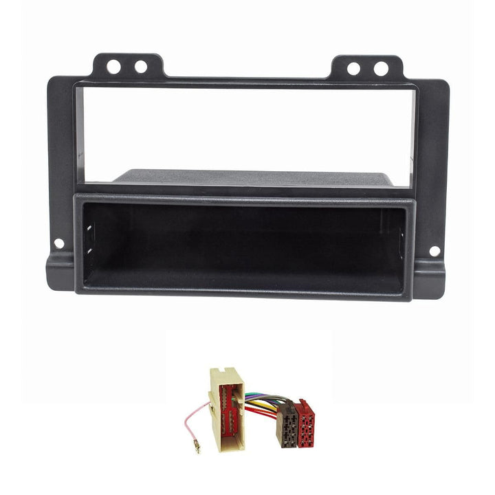 tomzz Audio 2427-001 Radioblende Set kompatibel mit Landrover Freelander schwarz mit Radioadapter IS