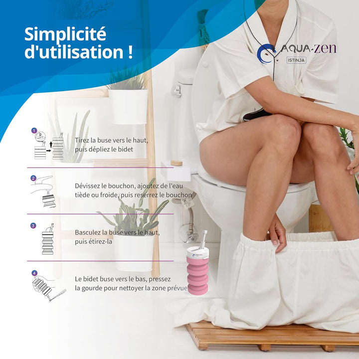 Istinja Bidet, tragbar, Doppelpack, Hygiene für Intimtoilette, praktisch nach der Geburt, Mutterscha