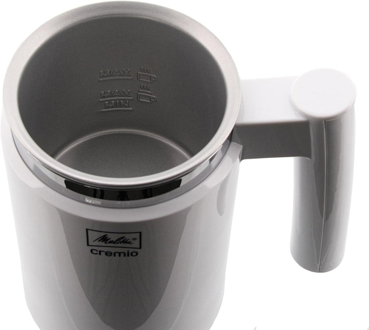 Melitta CREMIO 1014-01 Milchschäumer | Für kalte und warme Milch | Antihaftbeschichteter Behälter |