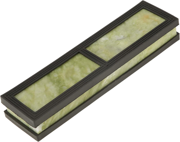 Schleifstein, Körnung 10000 Messerschleifstein Natürlicher Smaragd mit Abtropfbasis 200 X 50 X 25 Mm