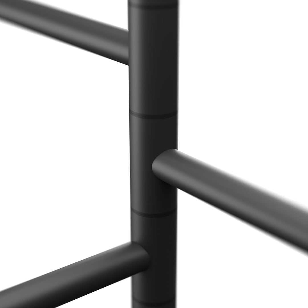 Relaxdays Handtuchhalter, 3 bewegliche Stangen, HBT: 85,5 x 42 x 22 cm, Edelstahl, Badezimmer, Handt