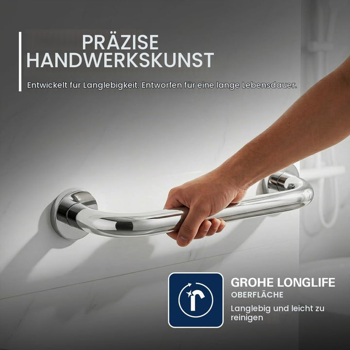 Grohe Wannengriff Essentials, 1 Stück, 40794001, 657 mm 657 mm (Stichmass 600 mm) Rund, 657 mm (Stic