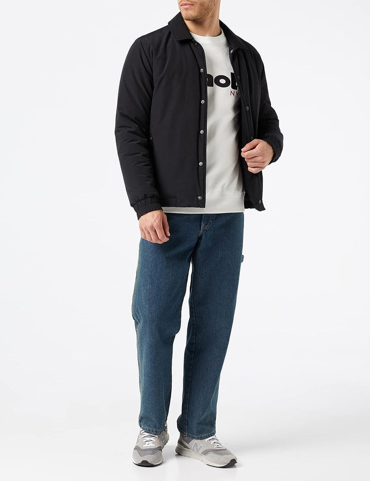 Schott NYC Herren Swcrew Sweatshirt, Weiss (Off White)
