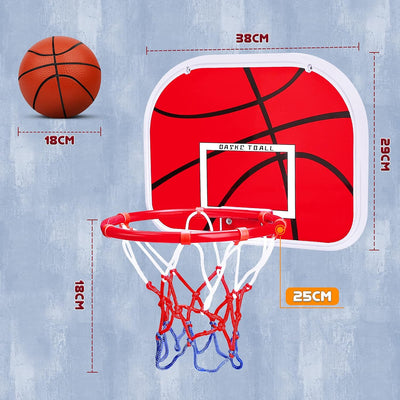 Dreamon Basketballkorb fürs Zimmer, Mini Basketballkorb fürs Zimmer Mit Ball, Kinder Mini Basketball