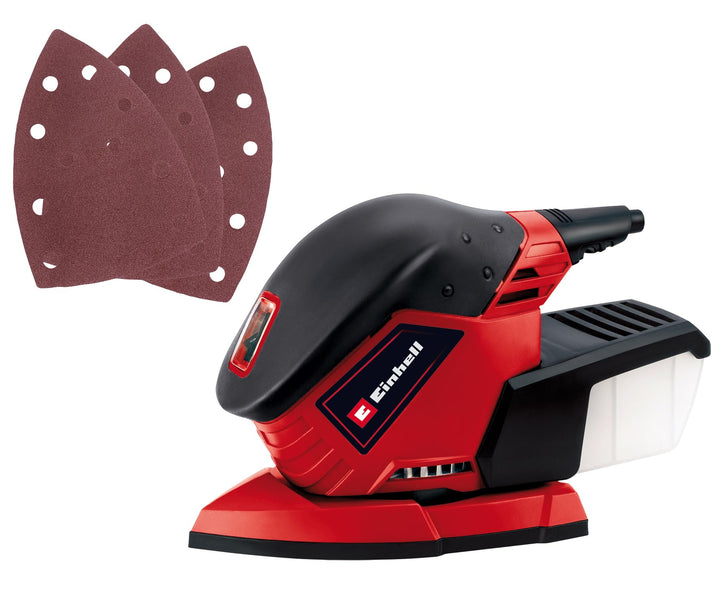 Einhell Multischleifer TE-OS 1320 (130 W, Schwingkreis-Ø 2 mm, Schleiffläche 150 x 150 x 100 mm, Sta
