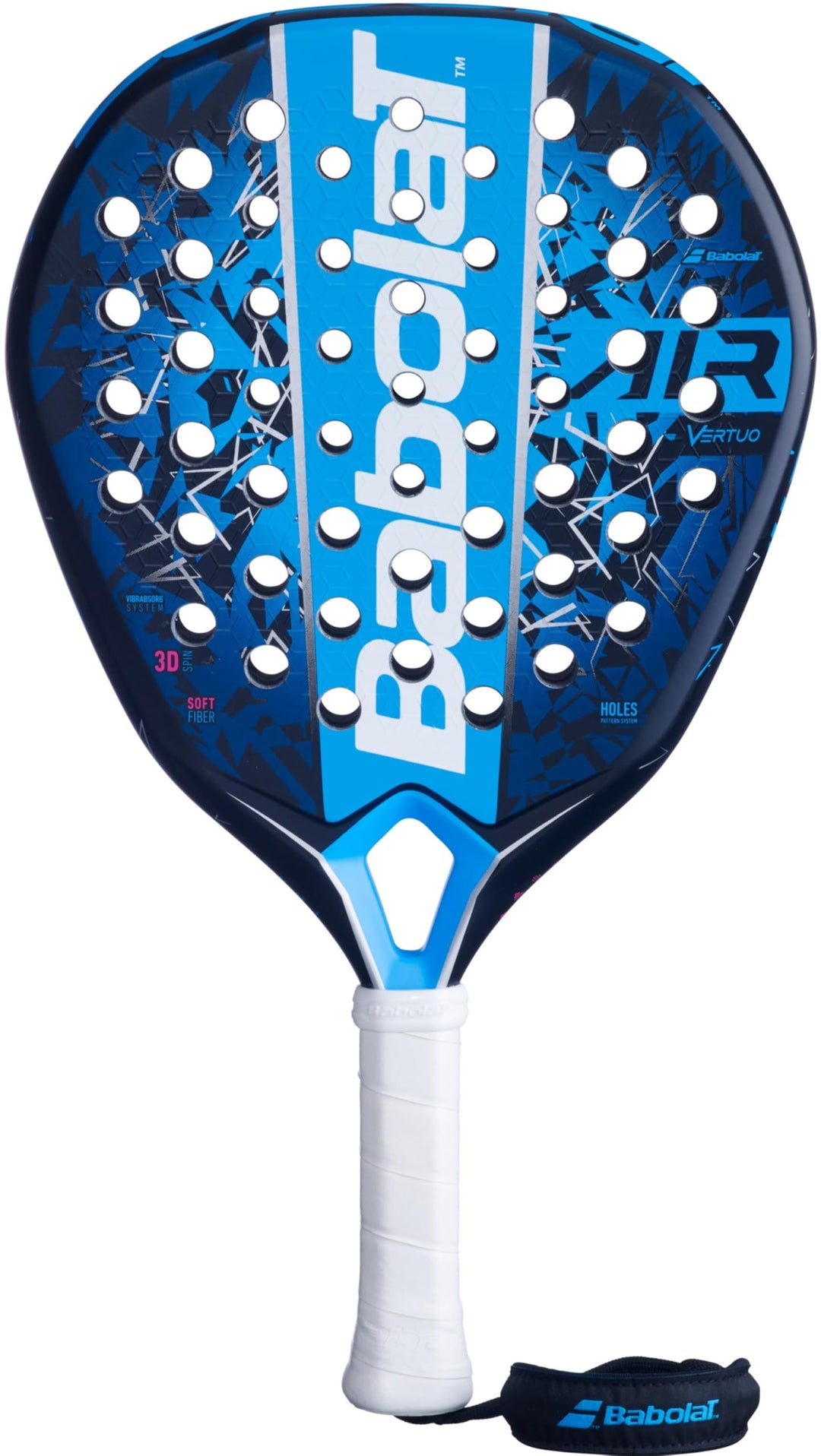 Babolat - Padel-Schläger Modell Air Vertuo, Einheitsgrösse, Farbe Blau, Verbundmaterial, Perfekt für