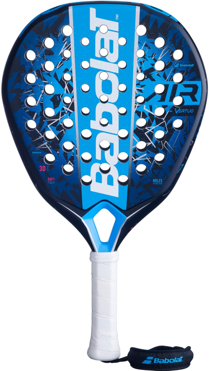 Babolat - Padel-Schläger Modell Air Vertuo, Einheitsgrösse, Farbe Blau, Verbundmaterial, Perfekt für