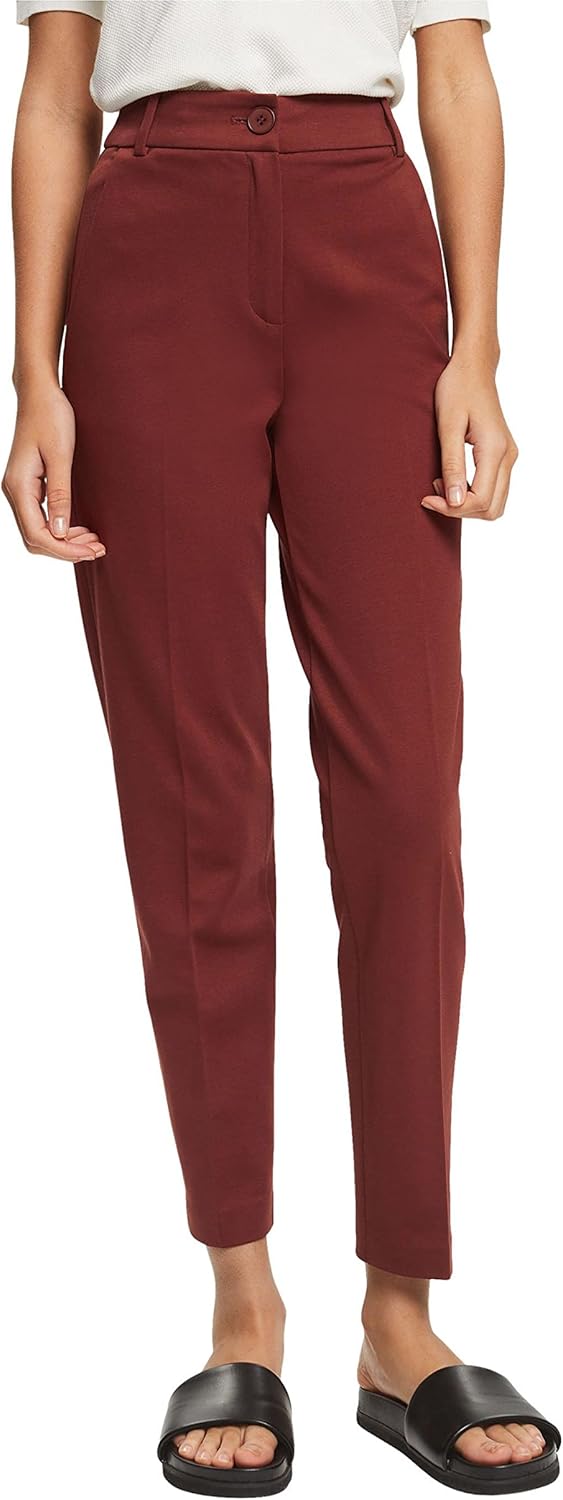 ESPRIT Damen Hose, 220/Rust Brown