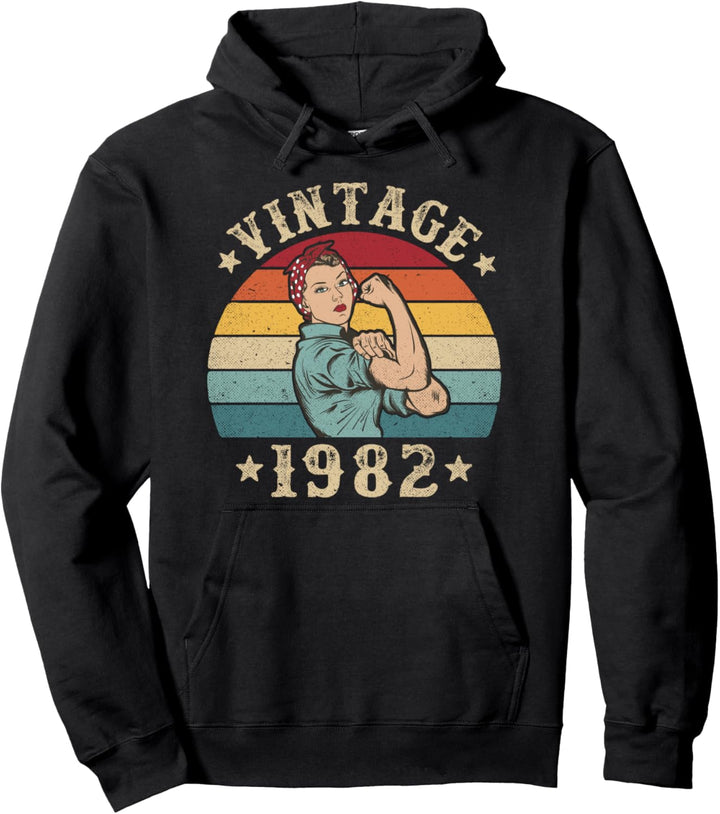 42. Geburtstag Jahrgang 1982 Frauen 42 Jahre Damen Pullover Hoodie