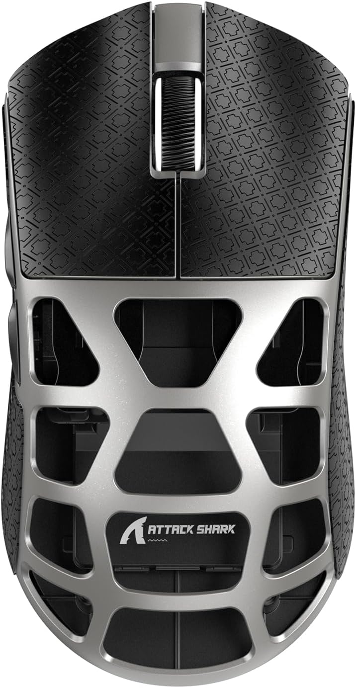 ATTACK SHARK R3 Magnesiumlegierungsmaus, kabellose 8K-Maus, 46 g SUPERLIGHT-Maus, PixArt PAW3395-Gam