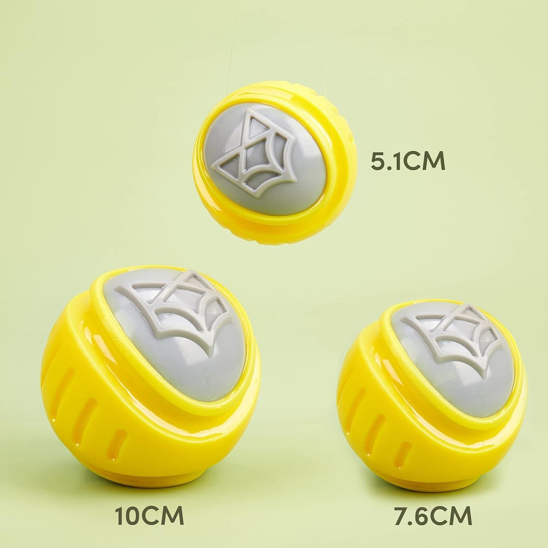 FOFOS Flexy Ball Ultra Bounce Loud Squeaky Dog Toy, gelb ist ein Hundespielzeug, das stundenlangen S