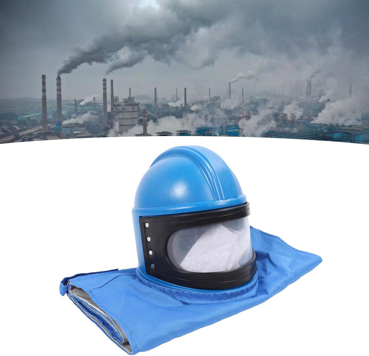 Sandstrahlhelm Sicherheits Helm für Sandstrahlen Arbeitsschutz Metallverarbeitung