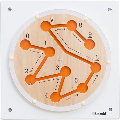 Betzold - Wandelemente Set, 6er-Set - Holz-Wandspiel Motorik für Kinder Nocolor, Nocolor