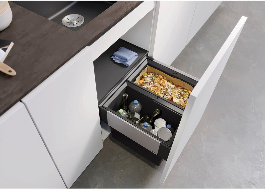 BLANCO SELECT II 50/2 | Kunststoff, Aluminium | 50er Unterschrank | Auszugssystem zur Frontanbindung