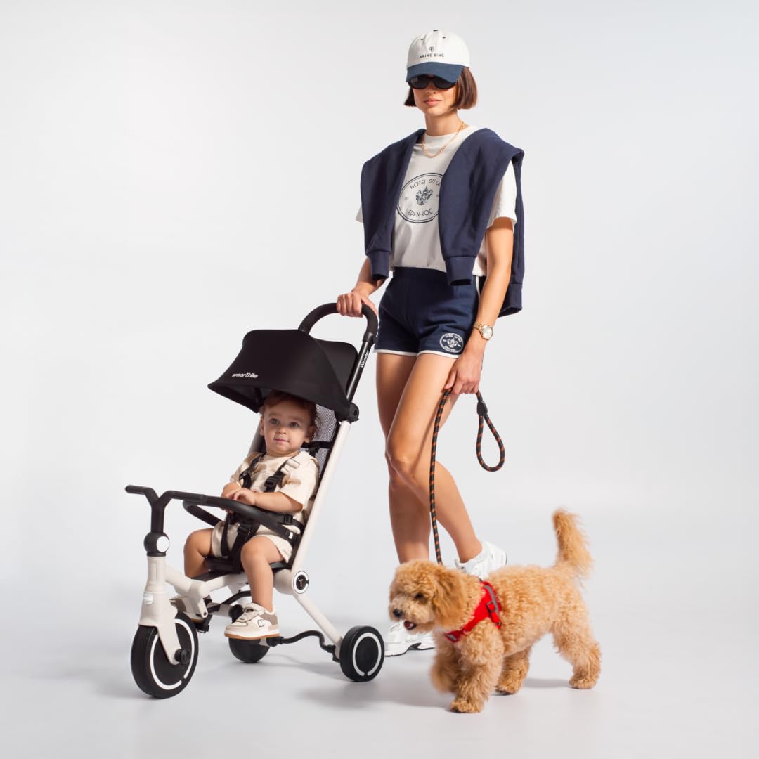 smarTrike Wonder™ Ultraleichtes Kompaktes Dreirad, Klappbar, Carry-on Approved, Für Kinder von 9 Mon