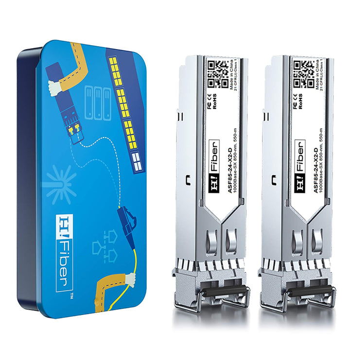 für HPE 1000BASE-SX SFP Transceiver, 1.25G SFP zu LC Multimode Glasfasermodul (J4858A, J4858B, J4858