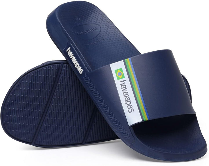Havaianas Unisex Slide Brasil Schiebe-Sandalen, Navy Blue