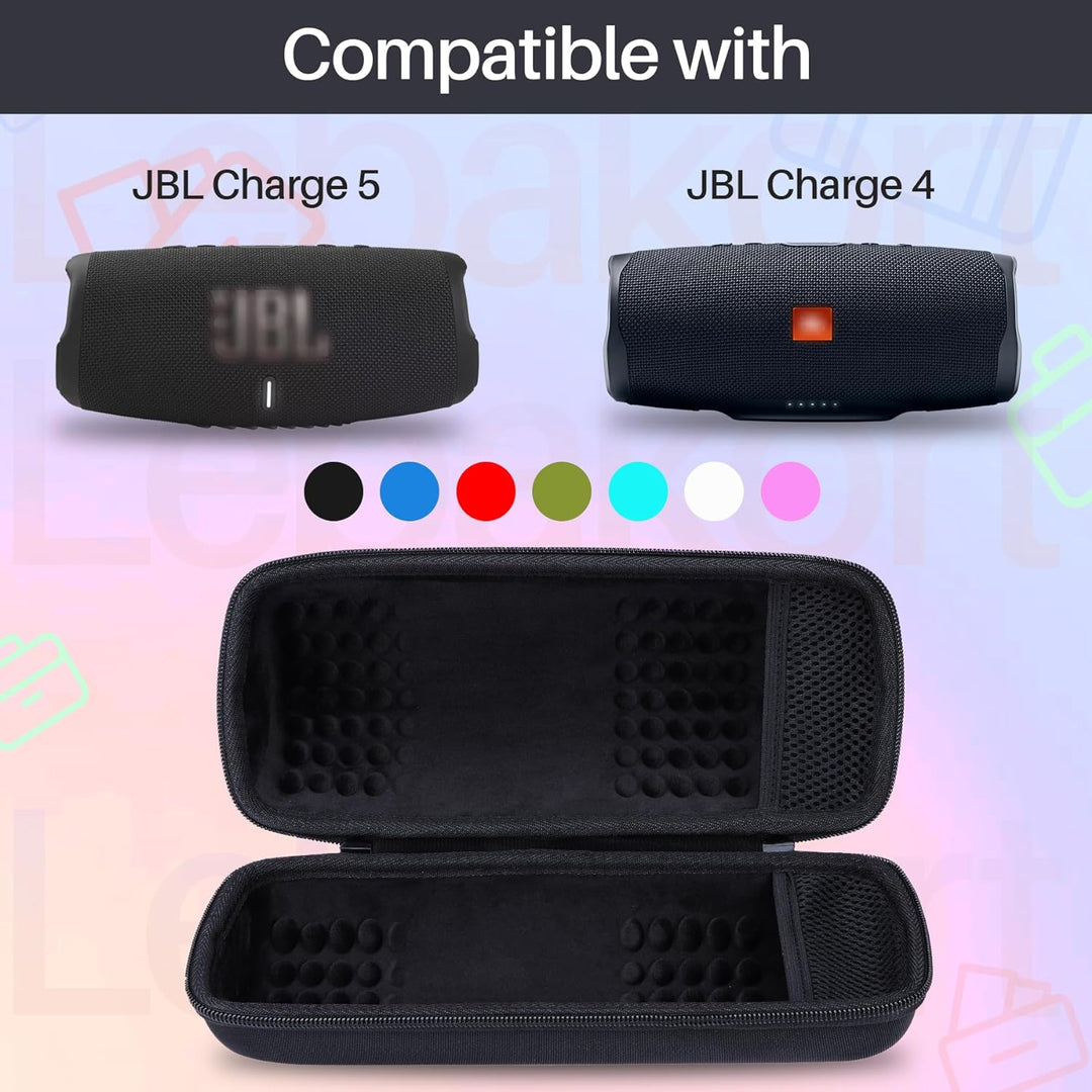 Lebakort Hart Reise Schutz Hülle Etui Tasche für JBL Charge 5 Charge 4 Bluetooth Wasserdichter Porta