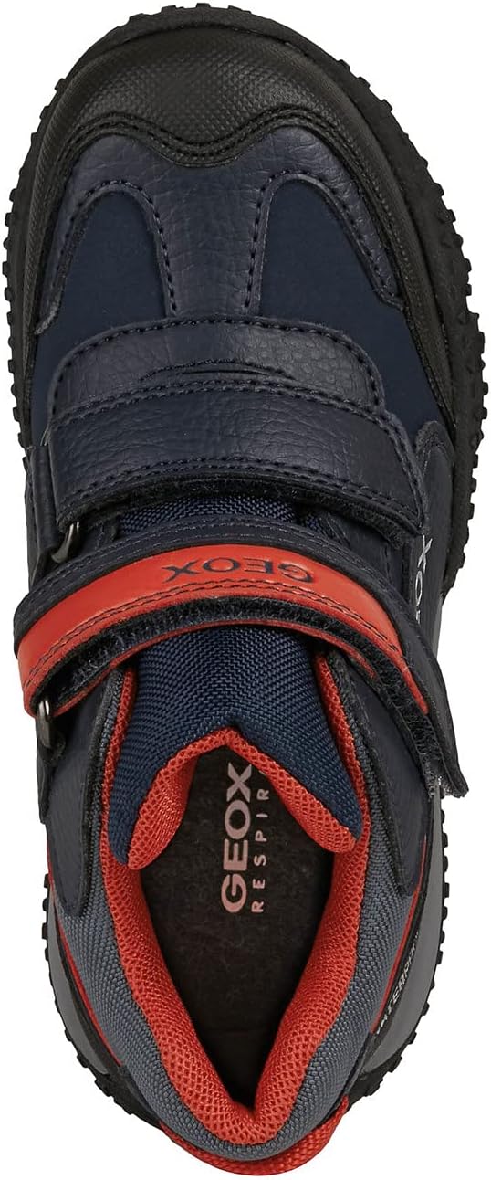 Geox Jungen Jr Baltic Boy B ABX Schuhe 24 EU Navy Orange, 24 EU Navy Orange