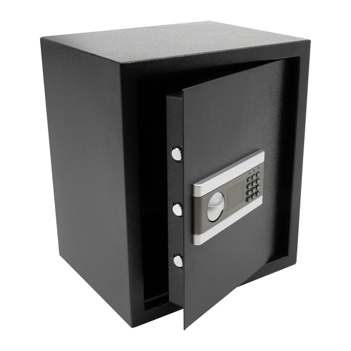45L Tresor Safe, Kombinationssafe Tresor Feuerfest Wasserdicht Tresor mit Dreifachverriegelung aus S