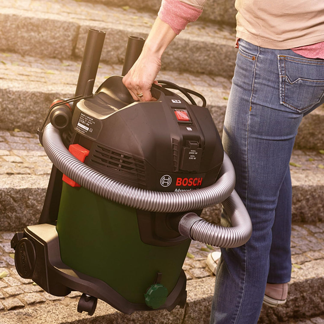 Bosch Home and Garden Nass- und Trockensauger AdvancedVac 20 (1200 Watt, 20 Liter Behältervolumen, i