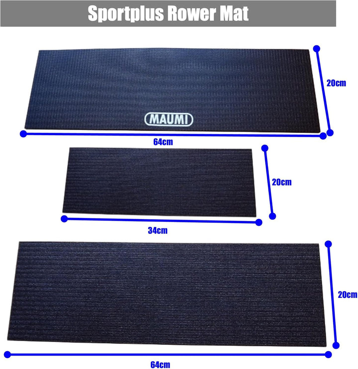 MAUMI Unterlegmatte Bodenschutzmatte Gummimatte Matte für Concept 2 WaterRower Rudergerät Wasser Erg