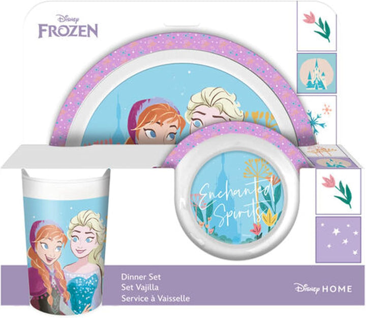 Disney Frozen Frühstücks-Set, Kids Licensing, weiss, Cartoon, 6-teilig