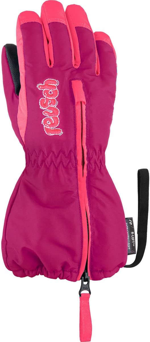 Reusch Baby-Mädchen Tom extra Warmer, winddichter und atmungsaktiver Skihandschuh IV 3329 fuchs purp