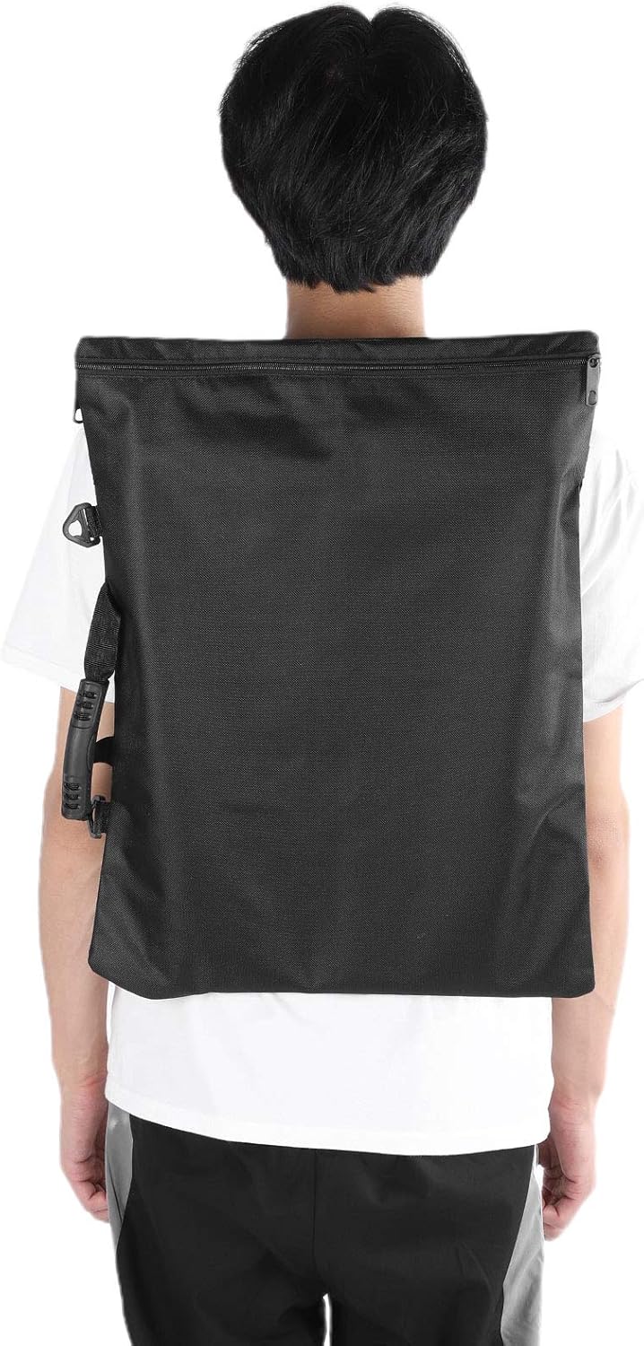 GLOGLOW Tragbarer A3 Zeichenbrett-Rucksack, Multifunktional Wasserdicht, mit Edelstahl-Metallreissve
