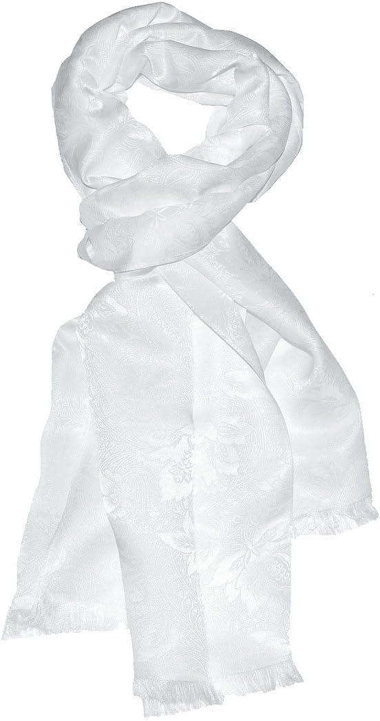 Lorenzo Cana Schal Luxustuch elegant gewebt in Damast Webung florales Paisleymuster aus Viskose mit