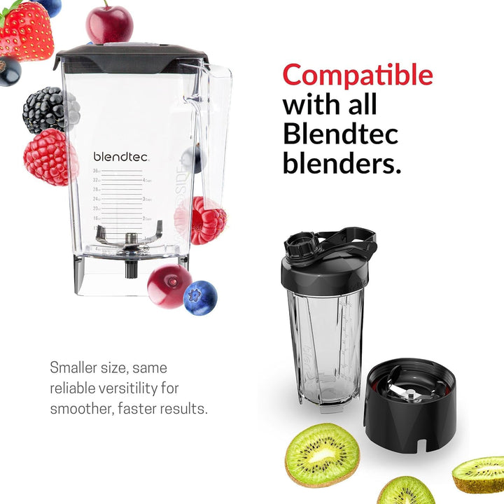 Blendtec 40-630-53 WildSide Jar Behälter, 2.66 L, Transparent WildSide, Glas, WildSide, Glas