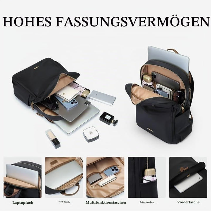 GOLF SUPAGS Laptop Rucksack Damen Elegant 14 Zoll Schulrucksack Herren Tagesrucksack Wasserdicht Sch