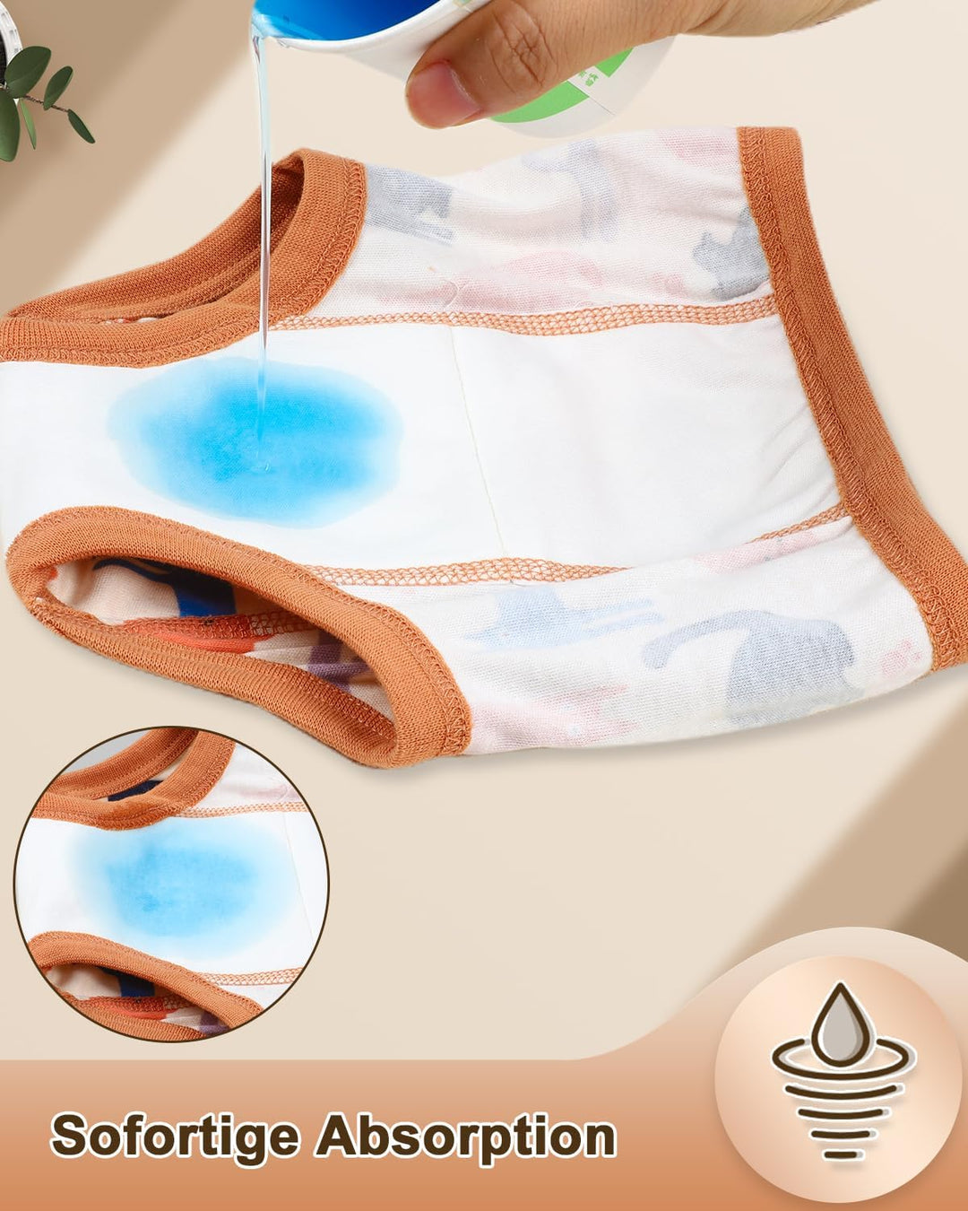 FLYISH DIRECT Baby Trainerhosen Töpfchentraining, 8er Pack Töpfchen Trainingshose für Mädchen Jungen
