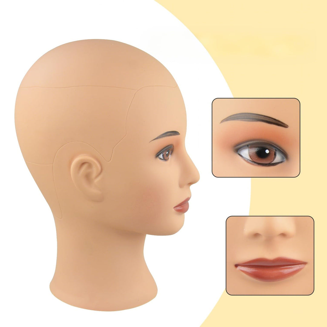 Glatze Mannequin Kopf weibliche professionelle Perücke Kopf für Perücke Herstellung Anzeige Perücken