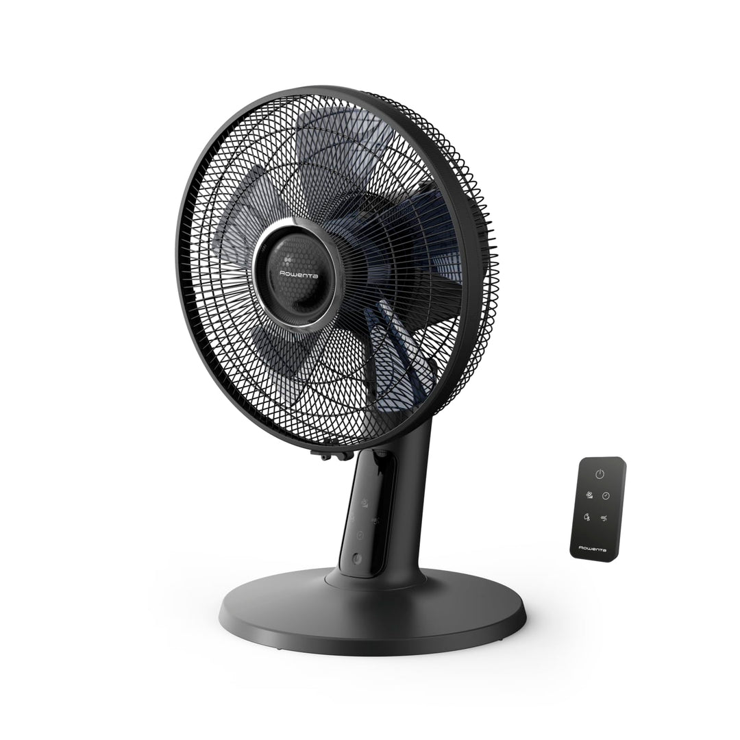 Rowenta Turbo Silence Extreme+ Tischventilator, 120° Auto-Oszillation, bis zu 50% Energieeinsparung,