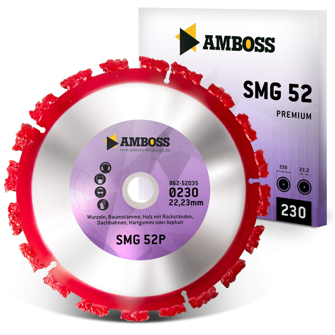 Amboss Trennscheibe Ø230 x 22.2 mm (Für Wurzeln, Asphalt, Hartgummi etc.) - Galvanisiert Ø 230 mm x