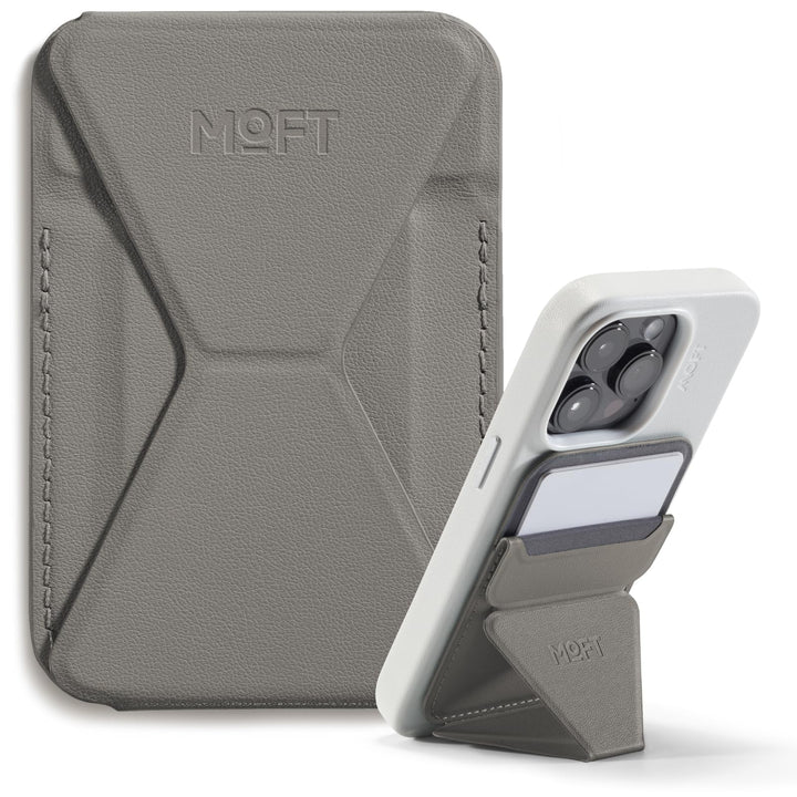 MOFT MagSafe Wallet Ständer für iPhone 15/14/13/12 Serie Kompatibel mit MagSafe, MOVAS Vegan Leder M