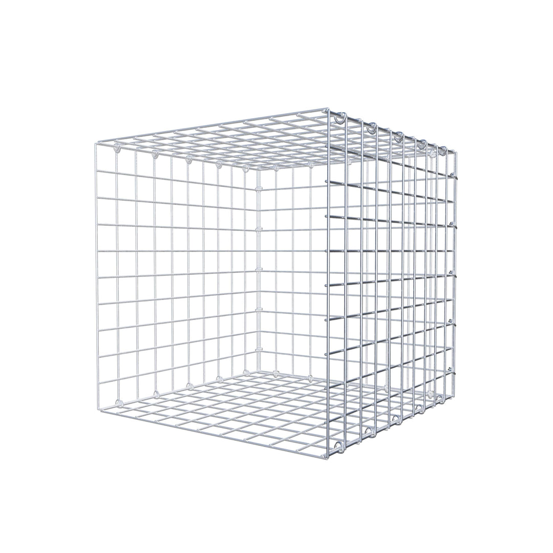 GABIONA Anbau-Gabione Typ2 eckig, Maschenweite 5 x 5 cm, Tiefe 50 cm, Gabione 50 x 50 x 50 cm (L x H
