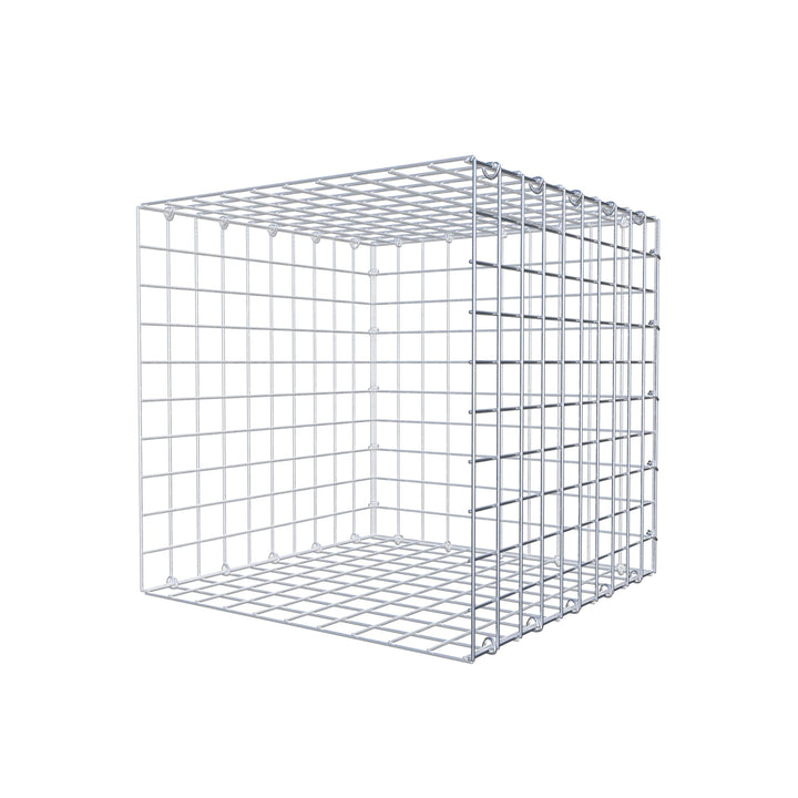 GABIONA Anbau-Gabione Typ2 eckig, Maschenweite 5 x 5 cm, Tiefe 50 cm, Gabione 50 x 50 x 50 cm (L x H