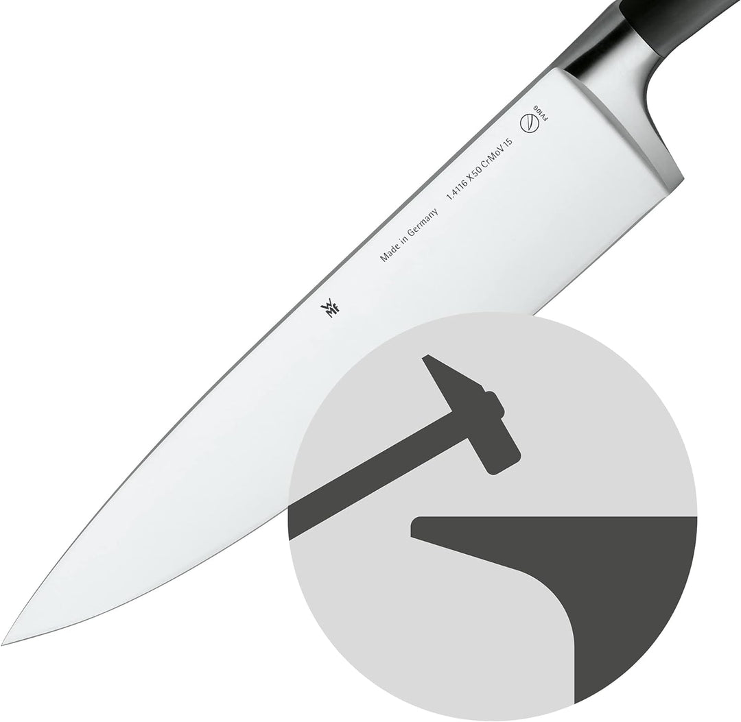 WMF Grand Class Kochmesser 35 cm, Made in Germany, Messer geschmiedet, Performance Cut, Spezialkling
