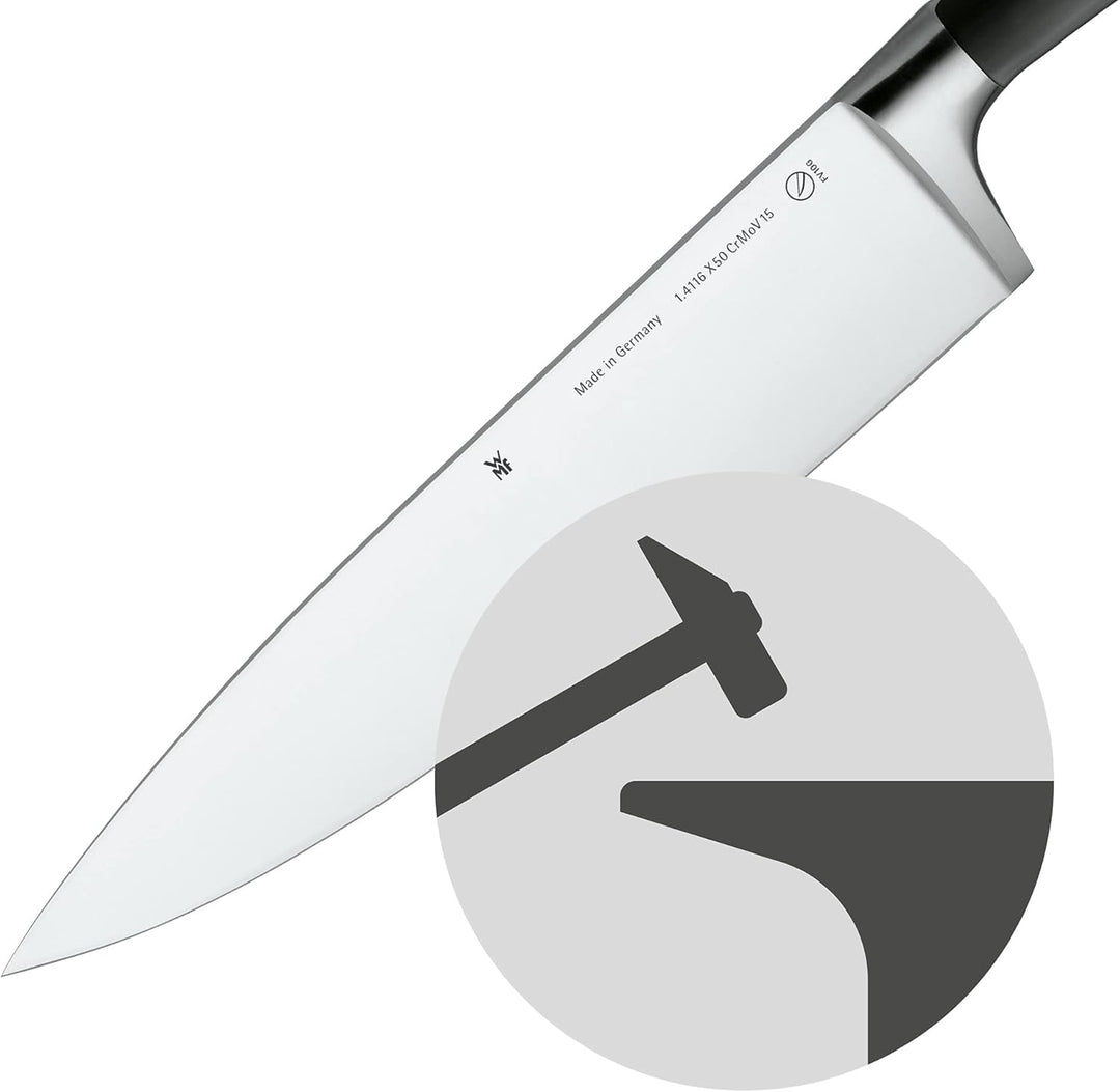 WMF Grand Class Brotmesser Wellenschliff 33 cm, Made in Germany, Brötchenmesser, Messer geschmiedet,