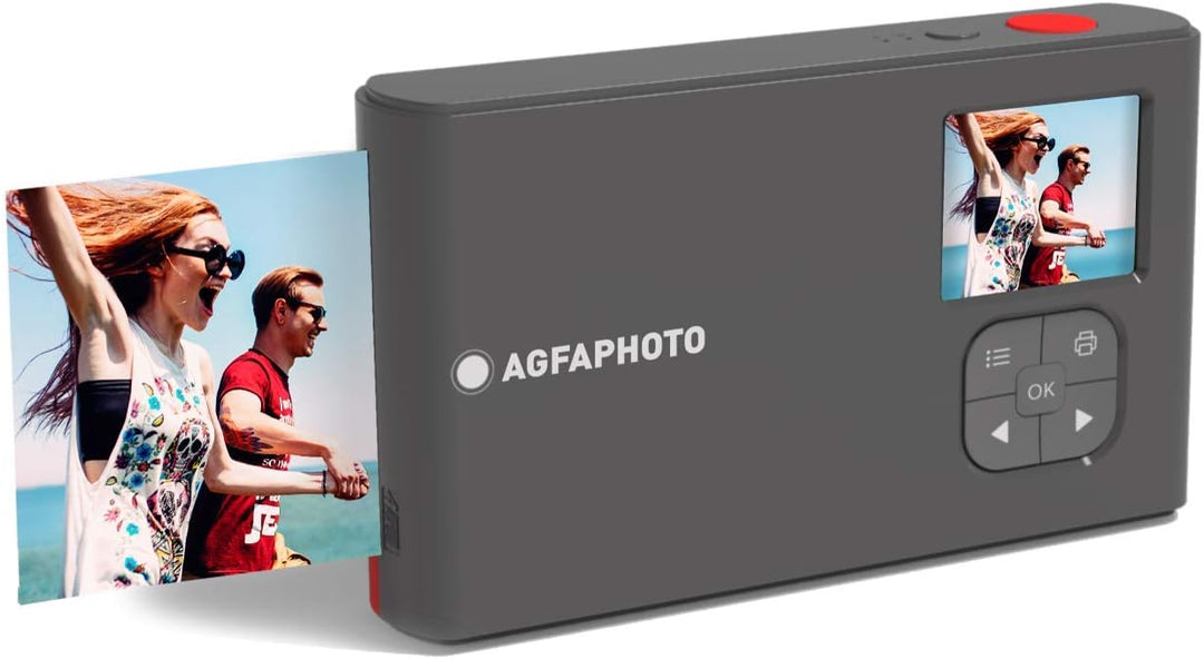 AgfaPhoto AGFA Foto, Realipix Mini S – Sofortbildkamera (Foto 5,3 x 8,6 cm – 2,1 x 3,4 Zoll, 10 MP,