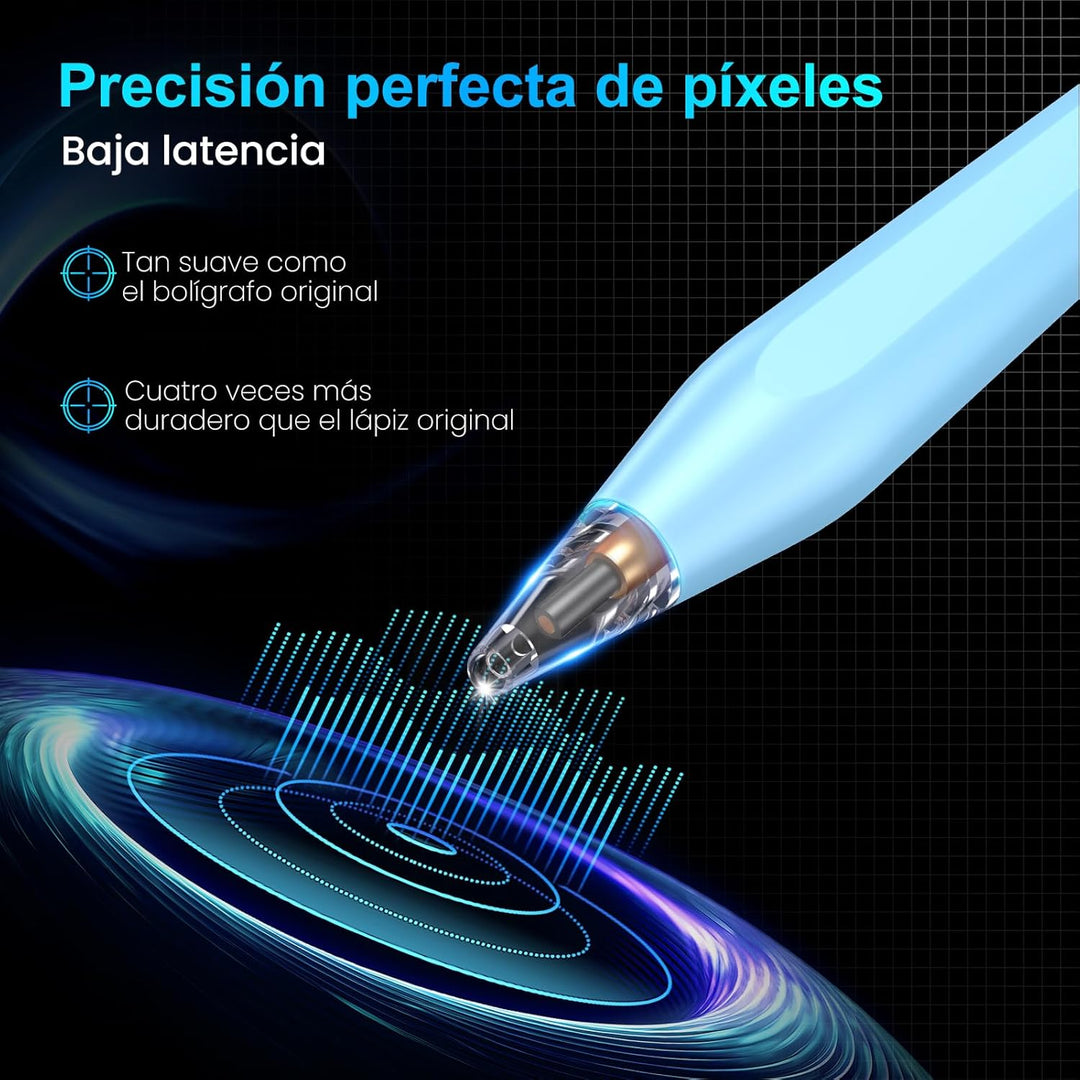 Variglas Stift für iPad 2018-2026-2 Schnellladung, Neigungssensitivität und Palm Rejection-Stylus fü